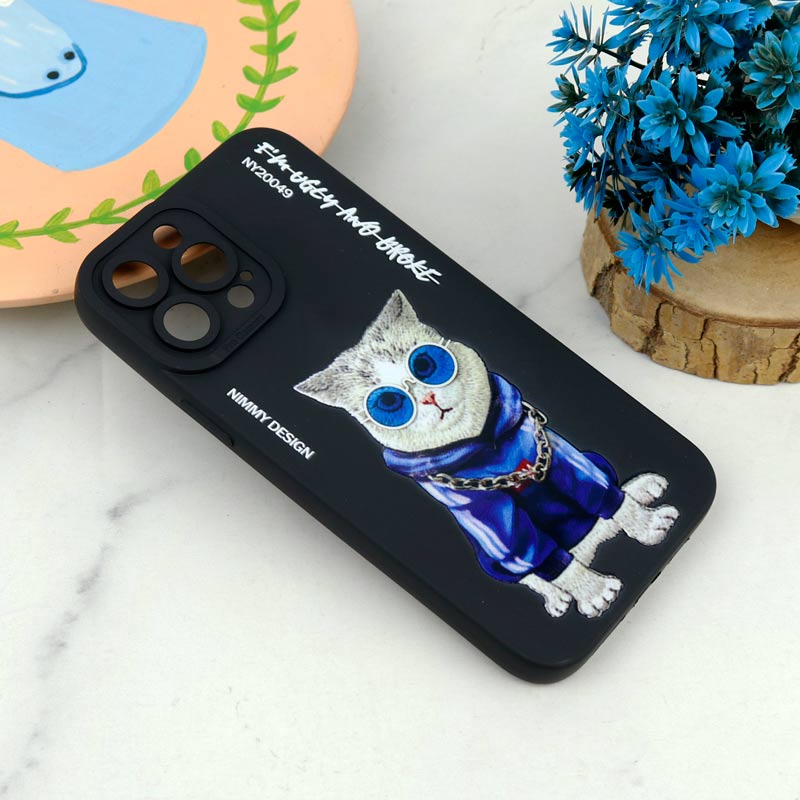 قاب سیلیکونی طرحدار محافظ لنزدار iPhone 13 Pro Max
