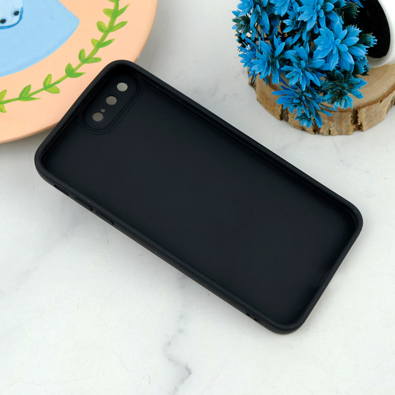 قاب سیلیکونی طرحدار محافظ لنزدار iPhone 7 Plus / 8 Plus
