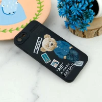 قاب سیلیکونی طرحدار محافظ لنزدار iPhone 7/8