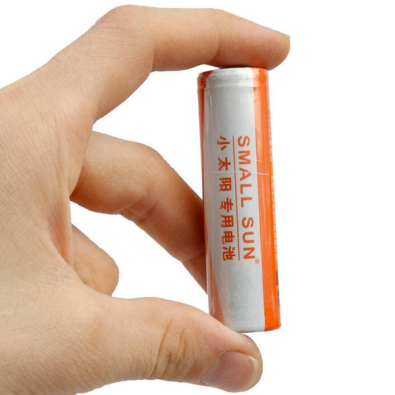 باتری لیتیومی شارژی Small Sun 18650 3200mAh شرینک