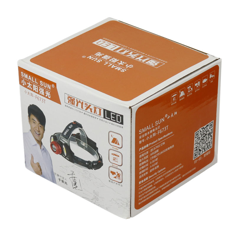 چراغ قوه پیشانی هدلایت شارژی Small Sun F673T