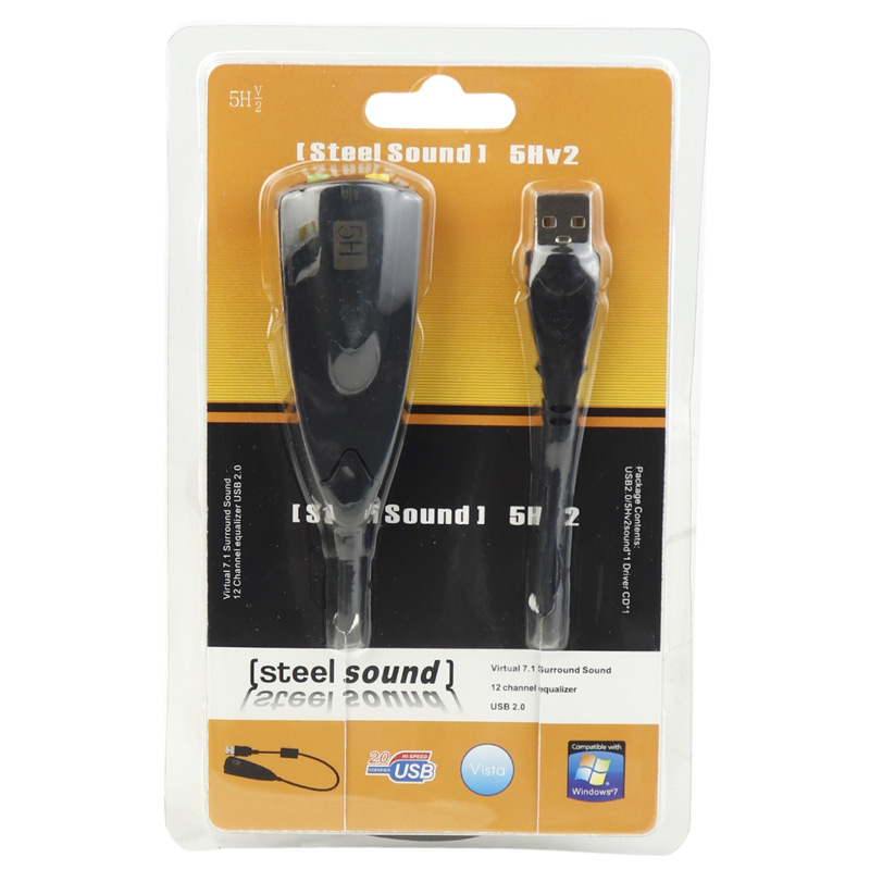 کارت صدا اکسترنال Steel Sound 5Hv2