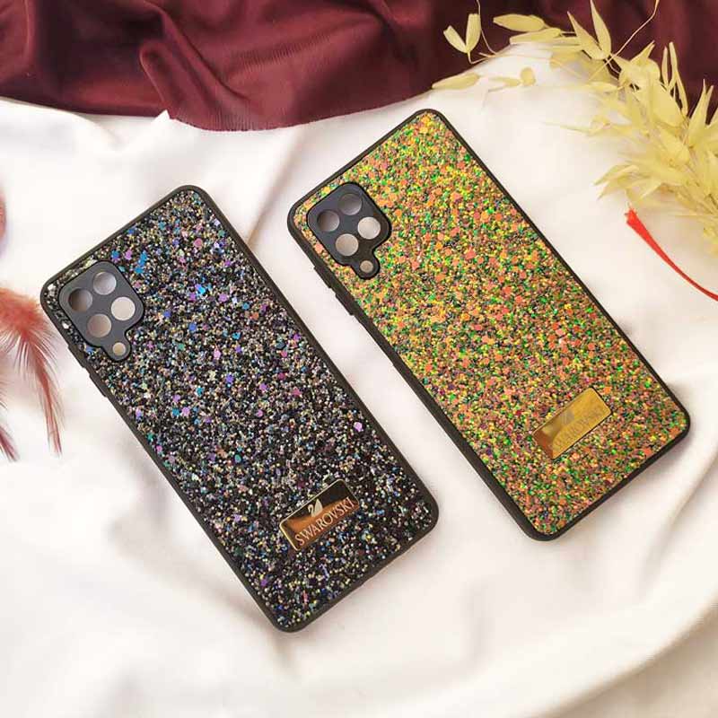 قاب شاینی Swarovski High Copy محافظ لنزدار Samsung Galaxy A12