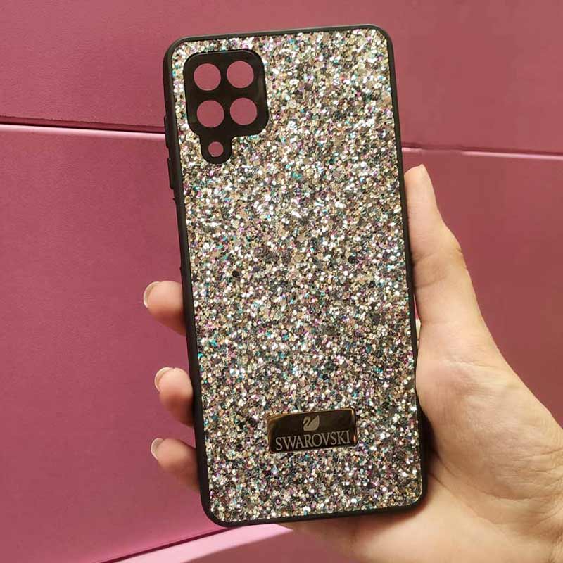 قاب شاینی Swarovski High Copy محافظ لنزدار Samsung Galaxy A12