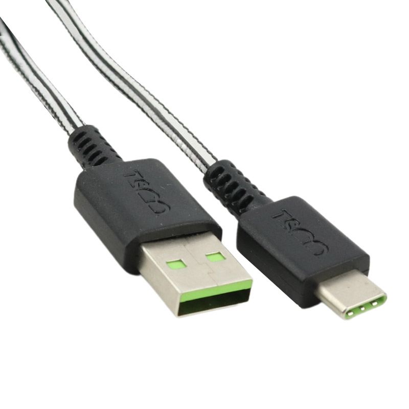 کابل تایپ سی فست شارژ TSCO TC C302 3A 1m