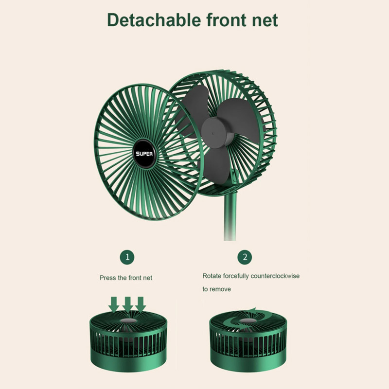 پنکه رومیزی شارژی Telescopic Folding Fan