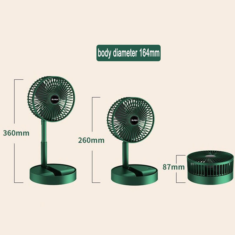 پنکه رومیزی شارژی Telescopic Folding Fan