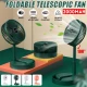 پنکه رومیزی شارژی Telescopic Folding Fan