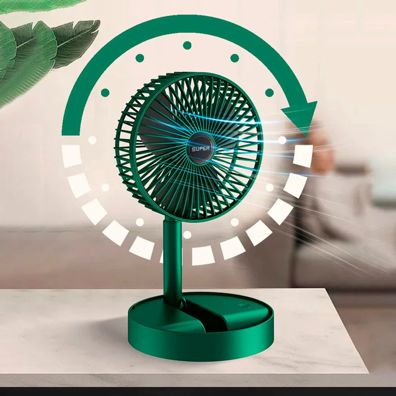 پنکه رومیزی شارژی Telescopic Folding Fan