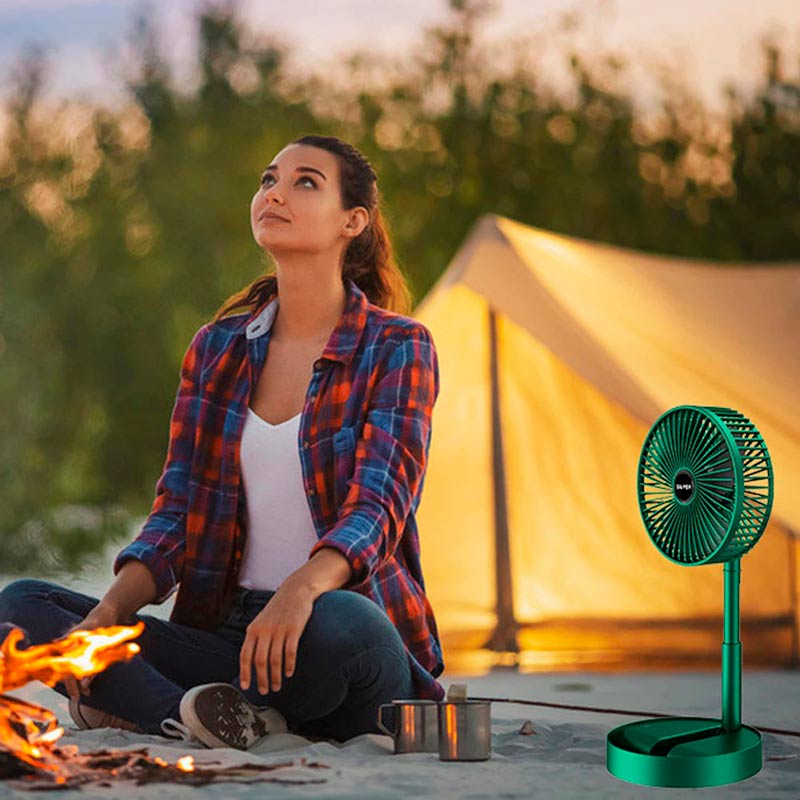 پنکه رومیزی شارژی Telescopic Folding Fan