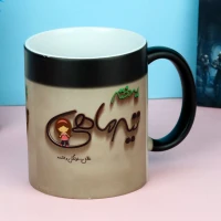 ماگ سرامیکی حرارتی دختر تیر ماهی