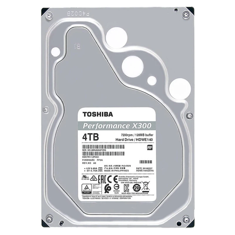 هارد اینترنال توشیبا Toshiba X300 Performance HDWE140 4TB