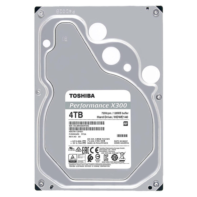 هارد اینترنال توشیبا Toshiba X300 Performance HDWE140 4TB