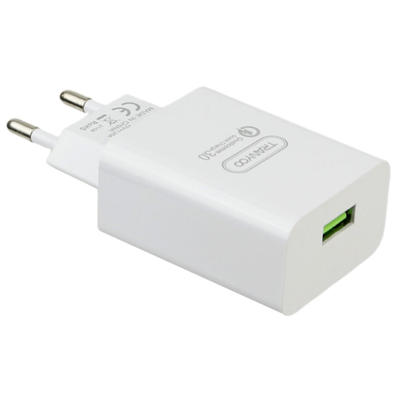 شارژر دیواری فست شارژ Tranyoo SE4 3.6A QC3.0 PD 18W + کابل تایپ سی