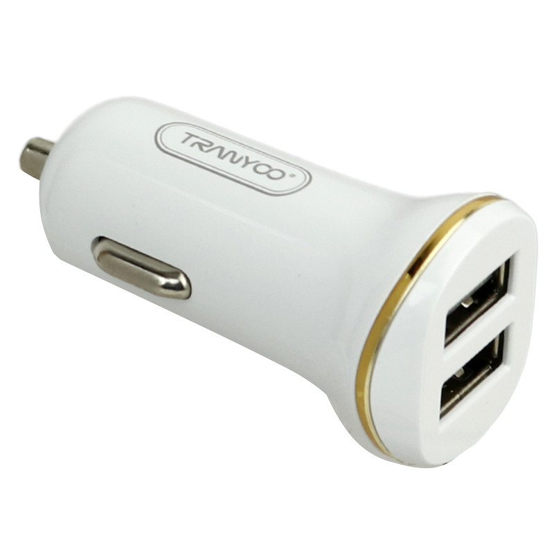 شارژر فندکی Tranyoo VS1 C1 2.1A 10.5W + کابل 3 سر