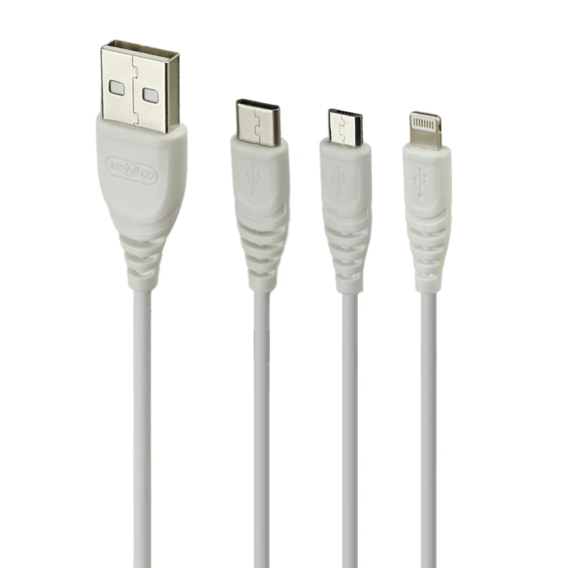 شارژر فندکی Tranyoo VS1 C1 2.1A 10.5W + کابل 3 سر