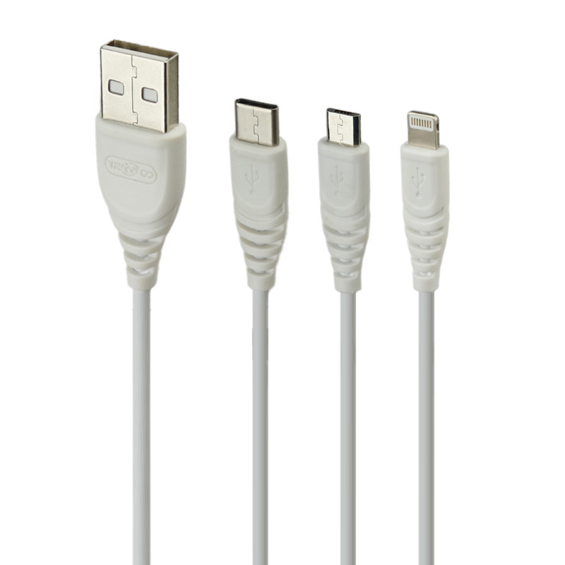 شارژر فندکی Tranyoo VS1 C1 2.1A 10.5W + کابل 3 سر