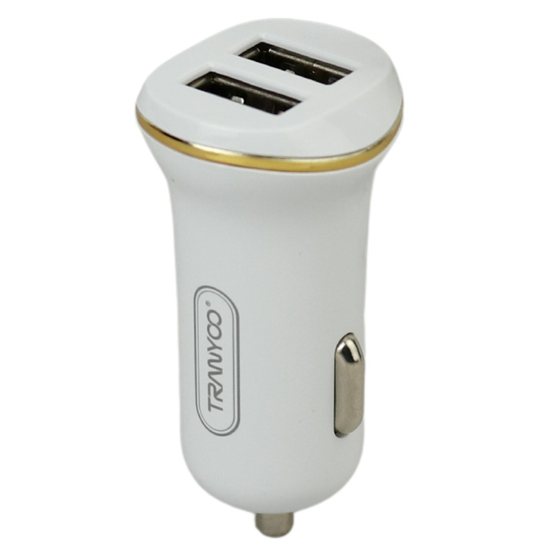 شارژر فندکی Tranyoo VS1 C1 2.1A 10.5W + کابل 3 سر