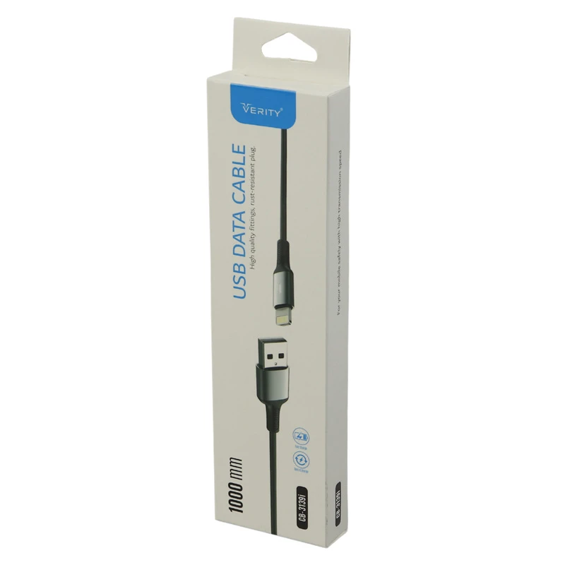 کابل لایتنینگ فست شارژ وریتی CB-3139i طول 1 متر