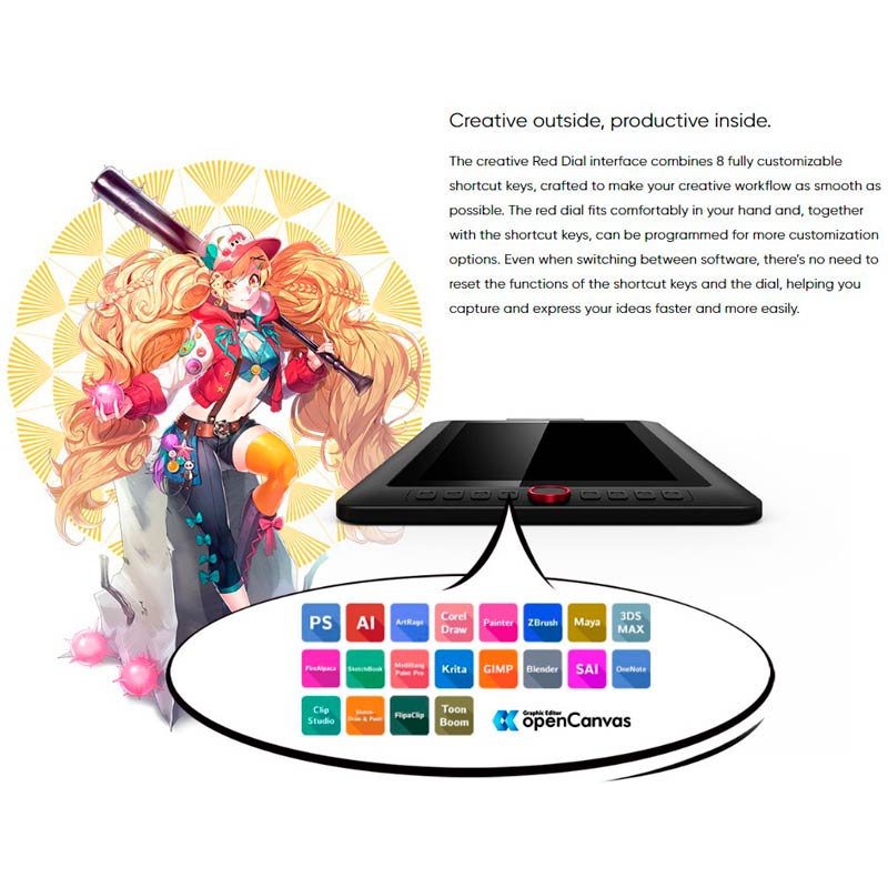 قلم و مانیتور طراحی XP-Pen Artist 13.3 Pro