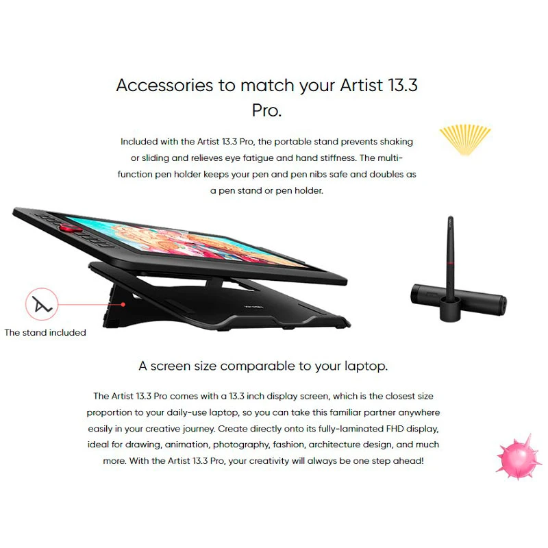 قلم و مانیتور طراحی XP-Pen Artist 13.3 Pro