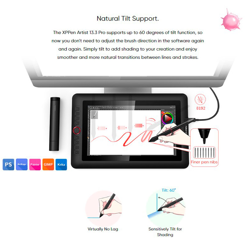 قلم و مانیتور طراحی XP-Pen Artist 13.3 Pro