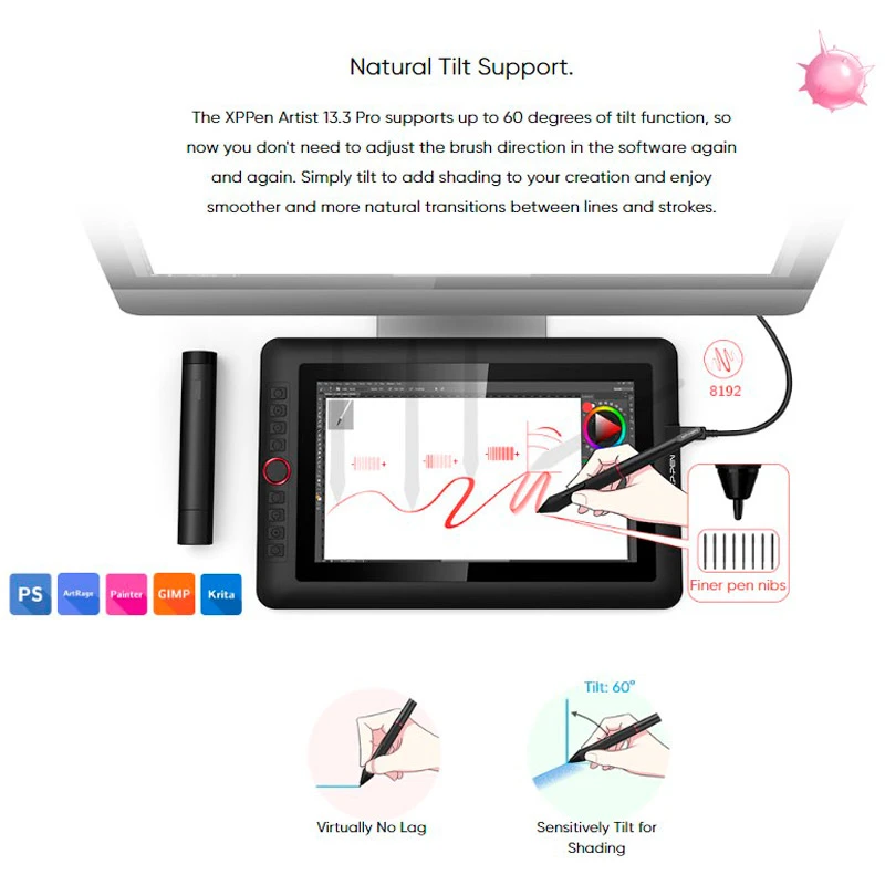 قلم و مانیتور طراحی XP-Pen Artist 13.3 Pro