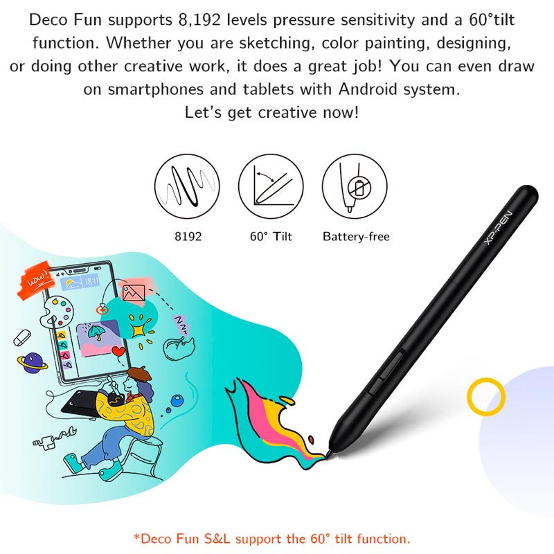 قلم نوری XP-Pen Deco Fun L CT1060