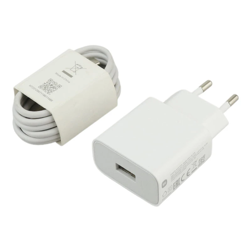 شارژر دیواری Xiaomi MDY-09-EW 2A 10W سرجعبه + کابل Type-C