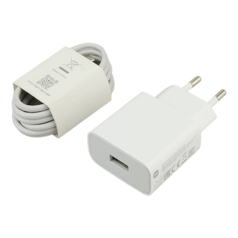شارژر دیواری Xiaomi MDY-09-EW 2A 10W سرجعبه + کابل Type-C