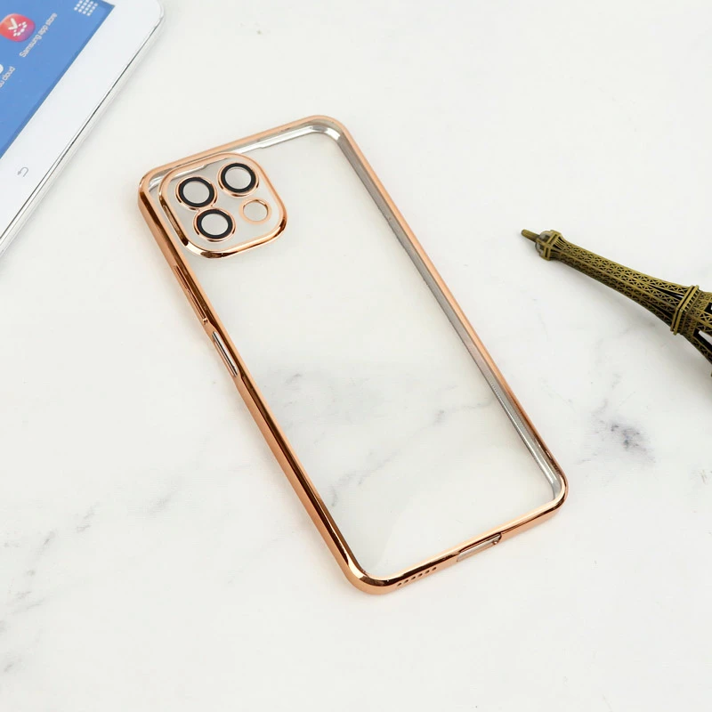 قاب شفاف دور رنگی محافظ لنزدار Xiaomi Mi 11 Lite