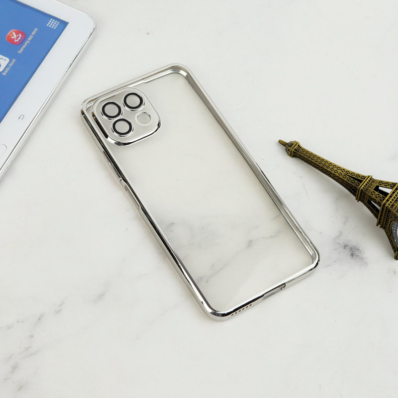 قاب شفاف دور رنگی محافظ لنزدار Xiaomi Mi 11 Lite