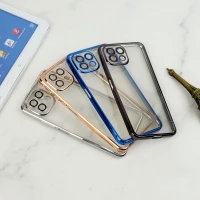 قاب شفاف دور رنگی محافظ لنزدار Xiaomi Mi 11 Lite