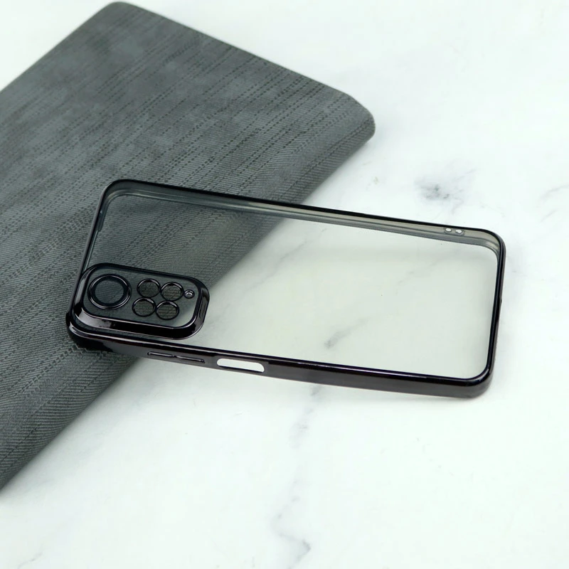 قاب شفاف دور رنگی محافظ لنزدار Xiaomi Note 11 / 11S