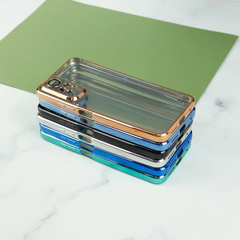 قاب شفاف دور رنگی محافظ لنزدار Xiaomi Note 11 / 11S