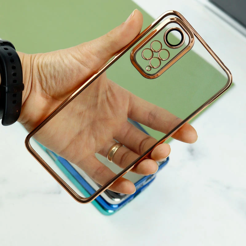 قاب شفاف دور رنگی محافظ لنزدار Xiaomi Note 11 / 11S