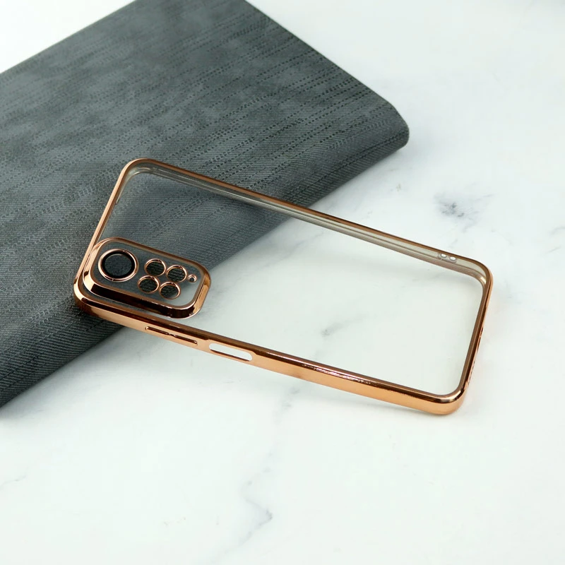 قاب شفاف دور رنگی محافظ لنزدار Xiaomi Note 11 / 11S