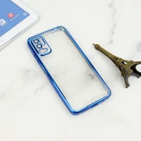 قاب شفاف دور رنگی محافظ لنزدار Xiaomi Poco M3 Pro