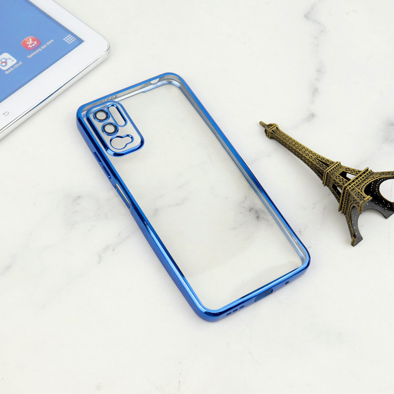 قاب شفاف دور رنگی محافظ لنزدار Xiaomi Poco M3 Pro