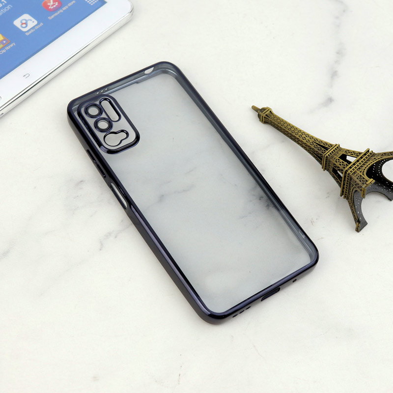 قاب شفاف دور رنگی محافظ لنزدار Xiaomi Poco M3 Pro