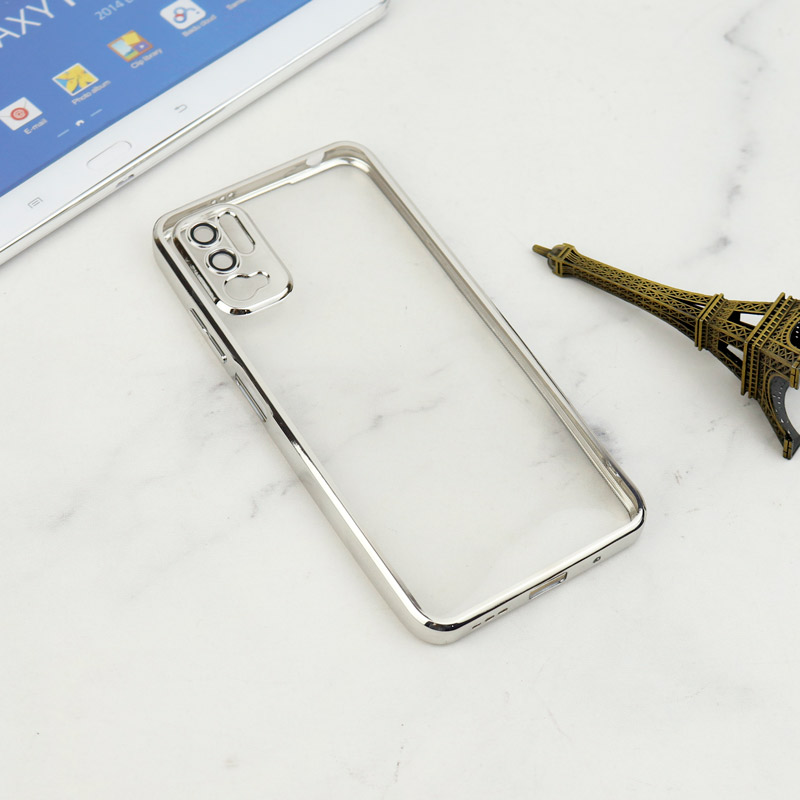 قاب شفاف دور رنگی محافظ لنزدار Xiaomi Poco M3 Pro