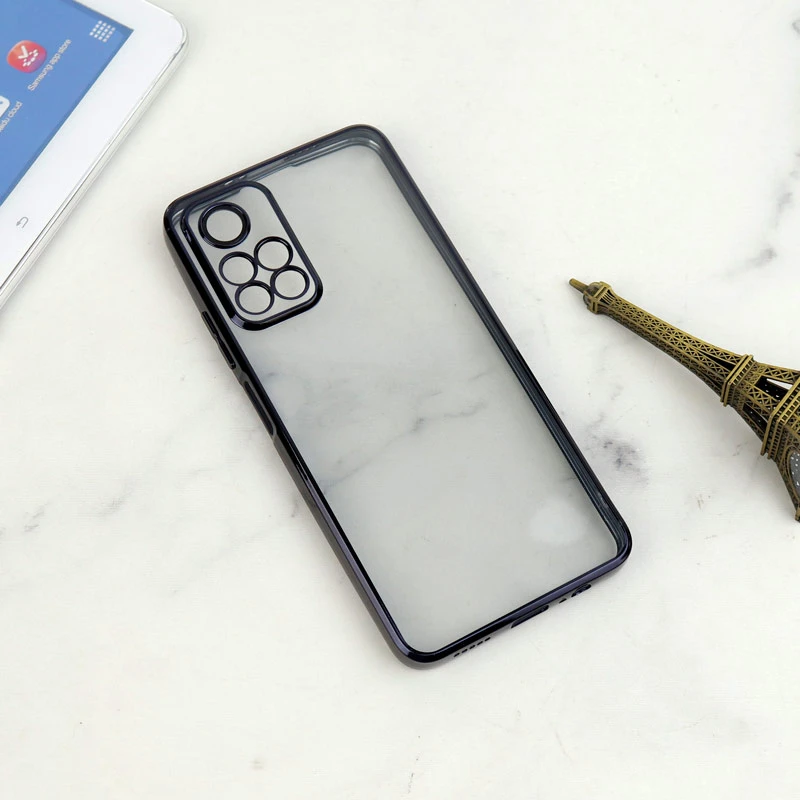 قاب شفاف دور رنگی محافظ لنزدار Xiaomi Poco M4 Pro 5G