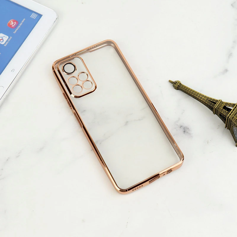قاب شفاف دور رنگی محافظ لنزدار Xiaomi Poco M4 Pro 5G