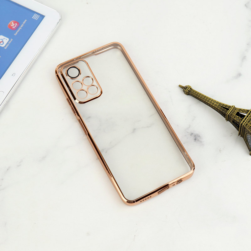 قاب شفاف دور رنگی محافظ لنزدار Xiaomi Poco M4 Pro 5G