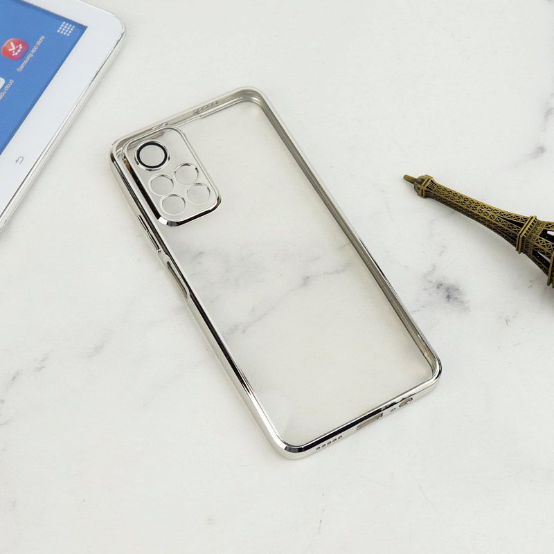 قاب شفاف دور رنگی محافظ لنزدار Xiaomi Poco M4 Pro 5G