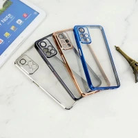 قاب شفاف دور رنگی محافظ لنزدار Xiaomi Poco M4 Pro 5G
