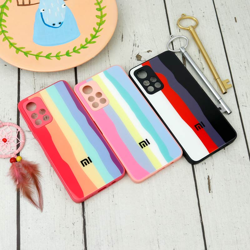 قاب محافظ لنزدار پشت گلسی آبرنگی Xiaomi Poco M4 Pro 5G