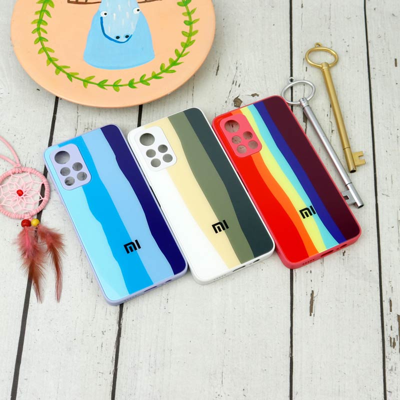 قاب محافظ لنزدار پشت گلسی آبرنگی Xiaomi Poco M4 Pro 5G