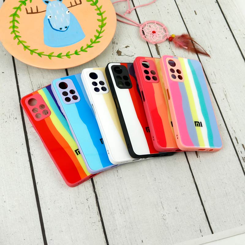 قاب محافظ لنزدار پشت گلسی آبرنگی Xiaomi Poco M4 Pro 5G