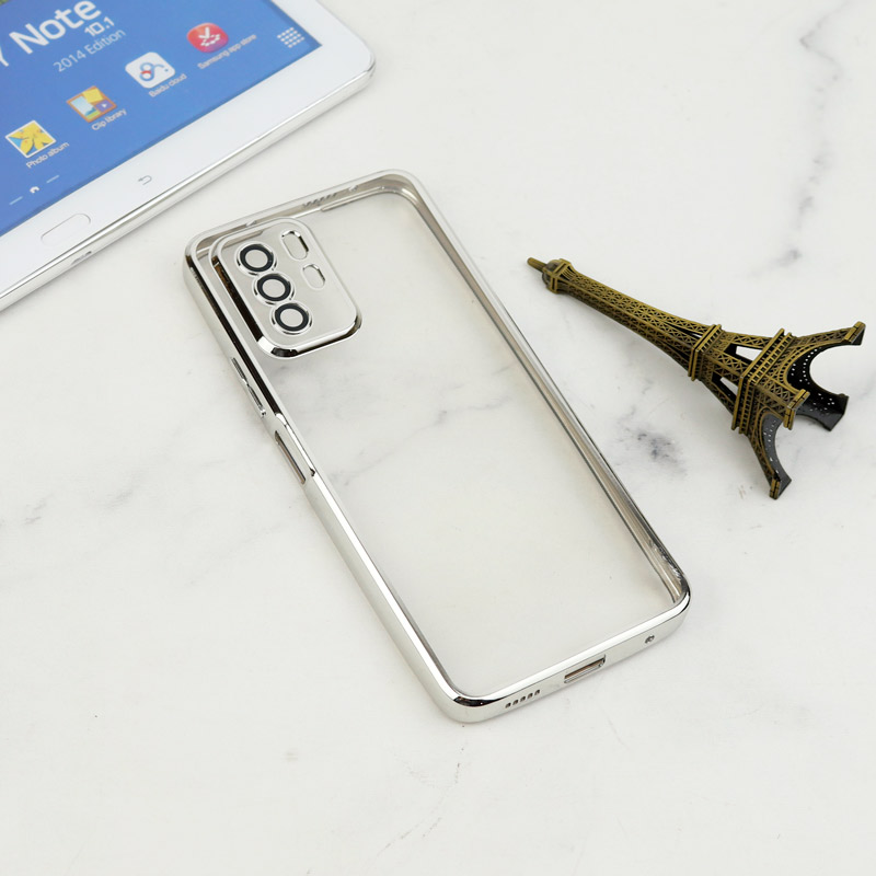 قاب شفاف دور رنگی محافظ لنزدار Xiaomi Poco X3 GT